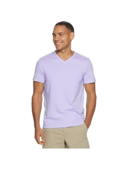 Solid V-neck Tee