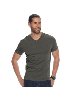 Solid V-neck Tee