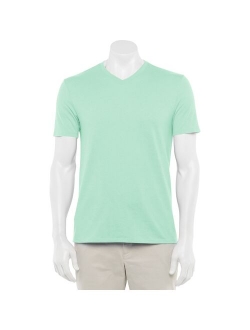 Solid V-neck Tee