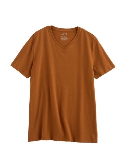 Solid V-neck Tee