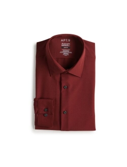 Slim-Fit Performance Button-Down Shirt