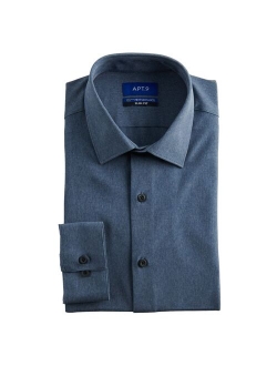 Slim-Fit Performance Button-Down Shirt