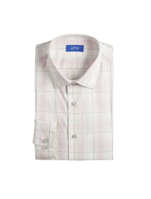 Men's Apt. 9® Premier Flex Regular-Fit Spread-Collar Dress Shirt