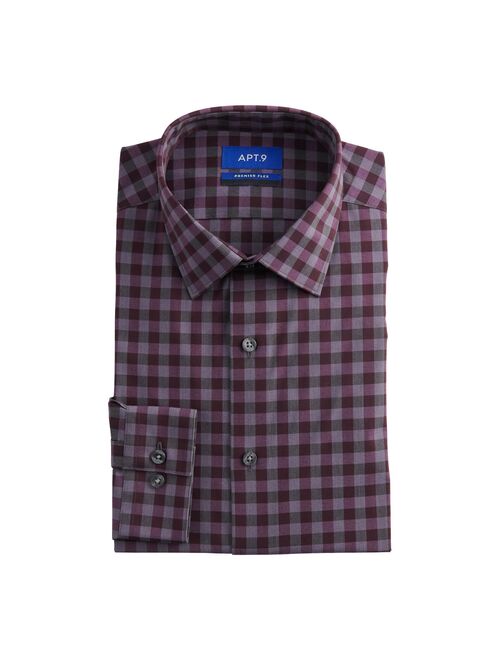 Men's Apt. 9® Premier Flex Regular-Fit Spread-Collar Dress Shirt