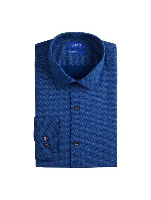 Men's Apt. 9® Premier Flex Regular-Fit Spread-Collar Dress Shirt