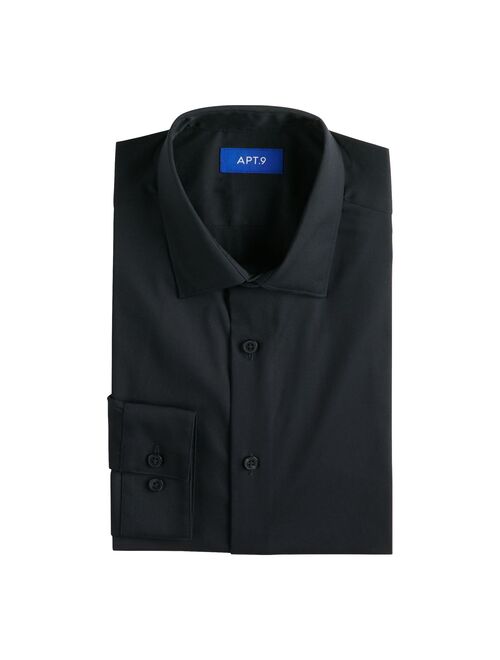 Men's Apt. 9® Premier Flex Regular-Fit Spread-Collar Dress Shirt