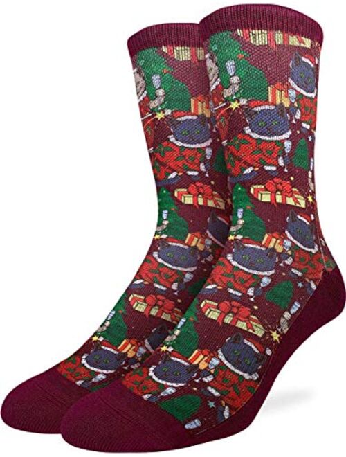 Good Luck Sock Men's Christmas Socks, Adult