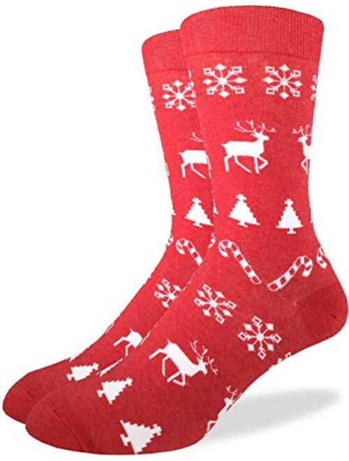 Good Luck Sock Men's Christmas Socks, Adult