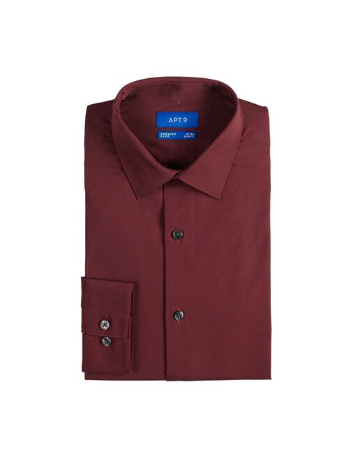 Men's Apt. 9® Premier Flex Extra-Slim Fit Spread-Collar Dress Shirt