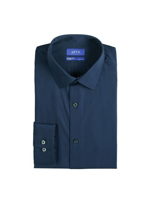 Men's Apt. 9® Premier Flex Extra-Slim Fit Spread-Collar Dress Shirt