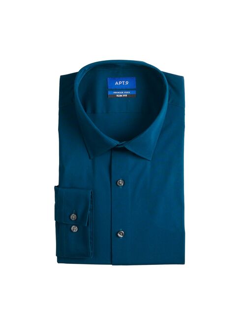 Men's Apt. 9® Premier Flex Extra-Slim Fit Spread-Collar Dress Shirt