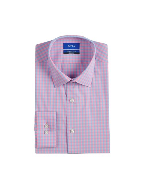 Men's Apt. 9® Premier Flex Extra-Slim Fit Spread-Collar Dress Shirt