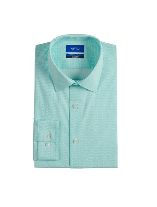 Men's Apt. 9® Premier Flex Extra-Slim Fit Spread-Collar Dress Shirt