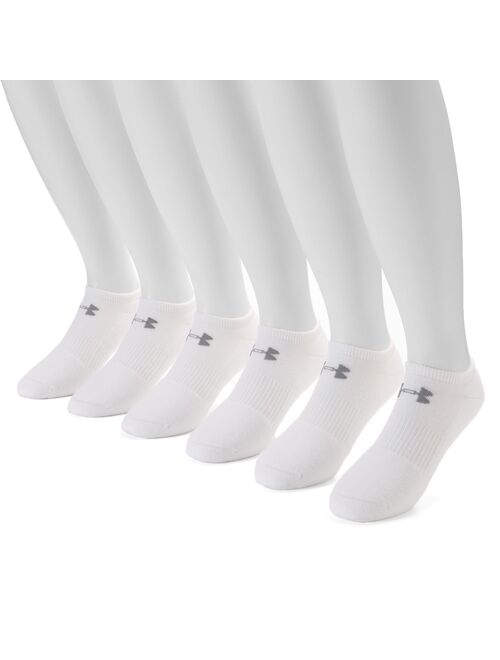 Men's Under Armour 6-pack Training Cotton Performance No-Show Socks