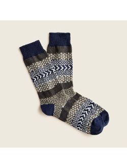 American Trench™ cotton Fair Isle socks