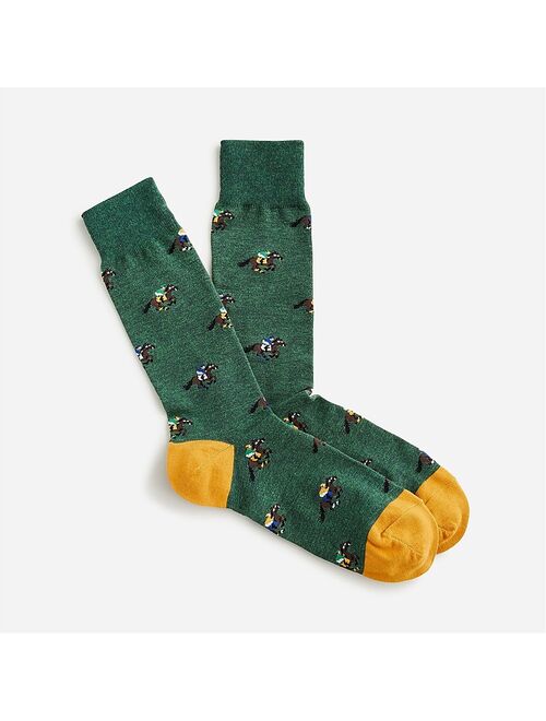 J.Crew Critter Printed Crew Socks