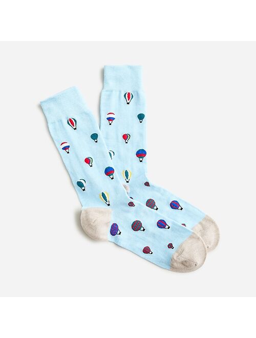 J.Crew Critter Printed Crew Socks