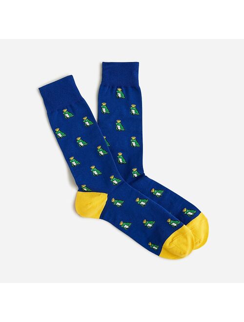 J.Crew Critter Printed Crew Socks