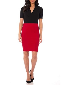 Rekucci Women's Ease into Comfort Fit Perfect Midi Pencil Skirt