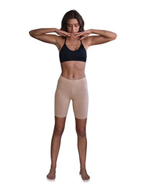 Sexy Basics Womens 12 Pack Sheer & Sexy Cotton Spandex Boyshort Yoga Slip-Short Boxer-Briefs