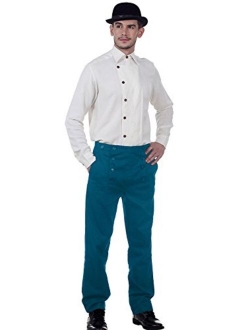 ThePirateDressing Steampunk Victorian Cosplay Costume Architect Men's Pants Trousers