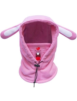 FCY Kids Balaclava Face Mask,Boys/Girls Reusable Washable Cloth Full Face Masks,Windproof Dust Mask Winter Hat