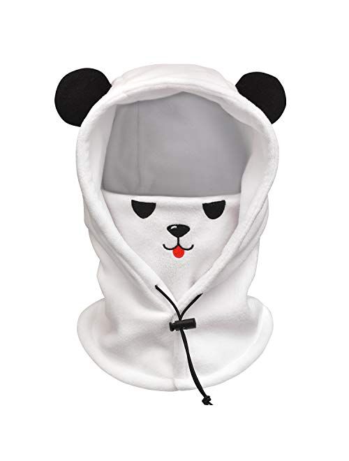 FCY Kids Balaclava Face Mask,Boys/Girls Reusable Washable Cloth Full Face Masks,Windproof Dust Mask Winter Hat