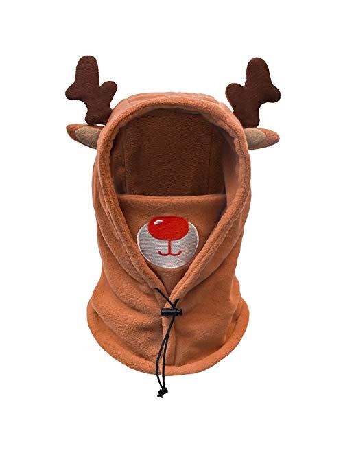 FCY Kids Balaclava Face Mask,Boys/Girls Reusable Washable Cloth Full Face Masks,Windproof Dust Mask Winter Hat