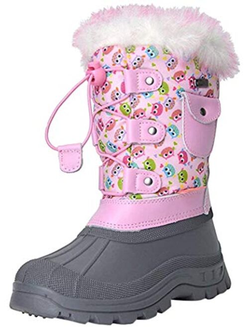 DREAM PAIRS Boys Girls Insulated Waterproof Snow Boots