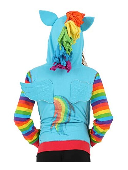 My Little Pony Girls' Little Rainbow Dash Blue Multi