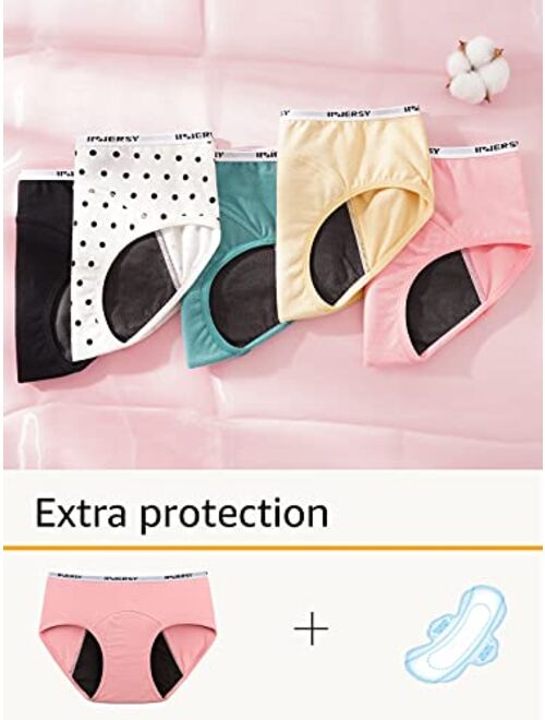 INNERSY Big Girls' Period Panties Menstrual Underwear for First Period Starter 3-Pack