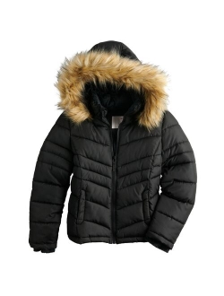 Girls 4-16 SO® Puffer Jacket