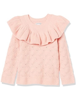 Girls' Soft Touch Ruffle Sweater