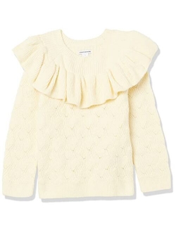 Girls' Soft Touch Ruffle Sweater