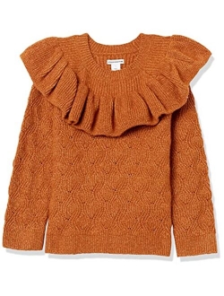 Girls' Soft Touch Ruffle Sweater