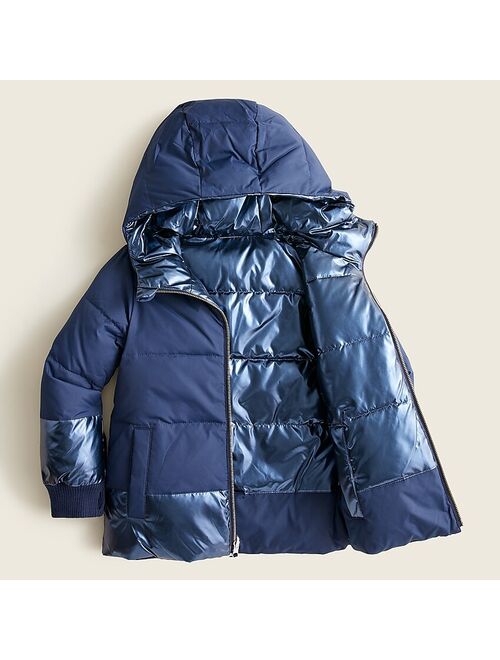 J.Crew Girls' reversible puffer jacket with eco-friendly PrimaLoft®