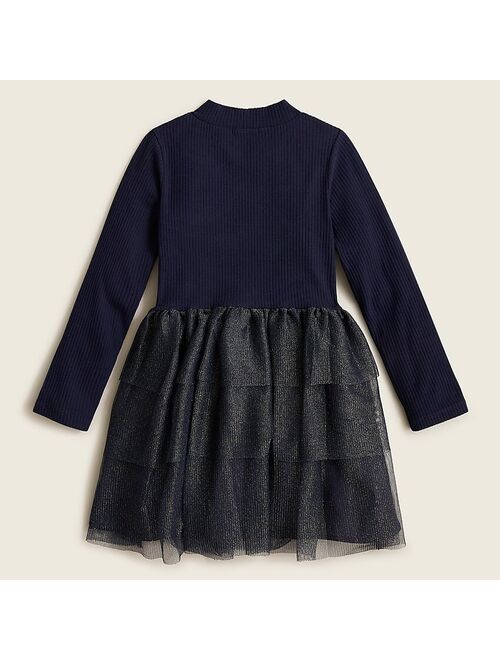 J.Crew Girls' mixy dress with tulle skirt