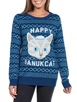 Comfy Cute Women's Sweaters for Hanukkah Inspired by Classic Ugly Sweaters