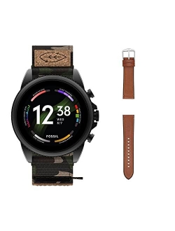 Men's Gen 6 Touchscreen Smartwatch with Speaker, Heart Rate, Blood Oxygen, GPS, Contactless Payments and Smartphone Notifications