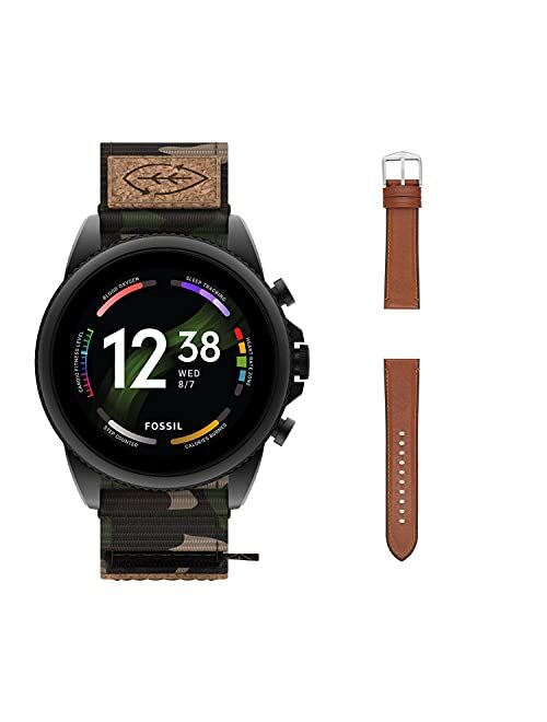 Fossil Men's Gen 6 Touchscreen Smartwatch with Speaker, Heart Rate, Blood Oxygen, GPS, Contactless Payments and Smartphone Notifications