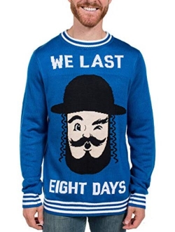 Festive Fun Men's Sweaters for Hanukkah Inspired by Classic Ugly Sweaters