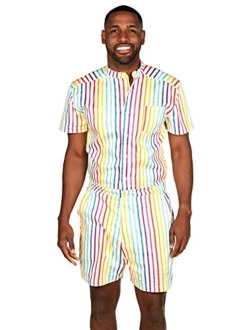 The Original Romphim - Short Sleeve Shorts Jumpsuit Romper for Summer