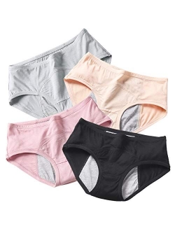 Anna & Eric Teens Leakproof Underwear Girls Protective Panties Women Postpartum Briefs