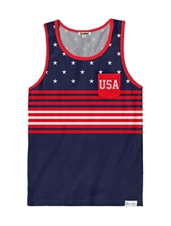 Funny American Patriotic Themed Tank Tops for Summer and BBQs