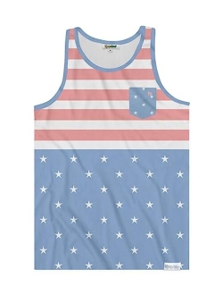 Funny American Patriotic Themed Tank Tops for Summer and BBQs