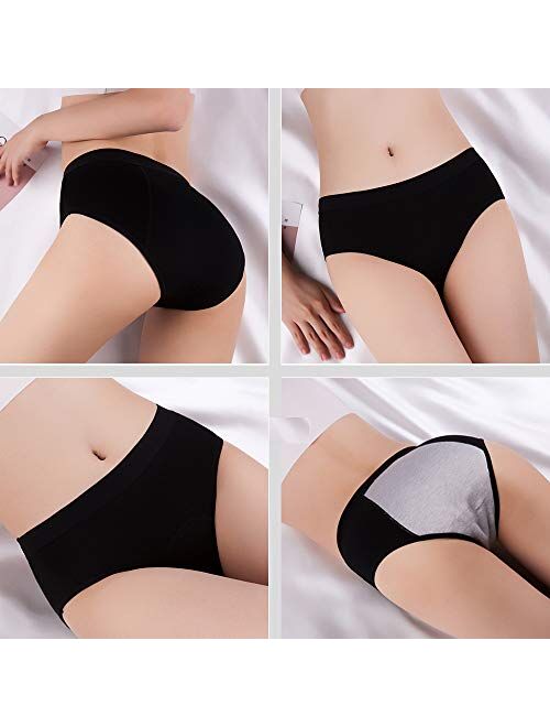 Women Hipster Leakproof Protective Panties Women Postpartum Briefs for Women & Girls