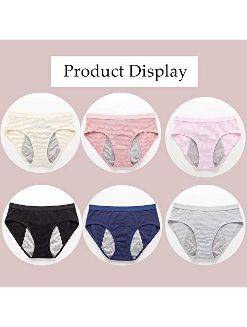 Women Hipster Leakproof Protective Panties Women Postpartum Briefs for Women & Girls