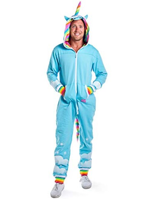 Tipsy Elves Funny Unicorn Costume Jumpsuits for Men