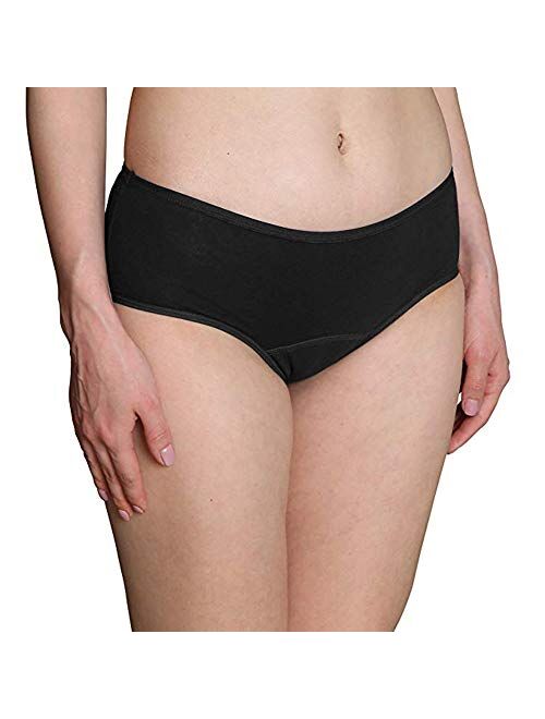 4 Packs Women Period Underwear Teens Menstrual Leak Proof Underwear First Period Starter Sanitary Shorts Girls