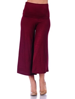 SR Women's Knit Capri Culottes Pants (Size: S - 5X)